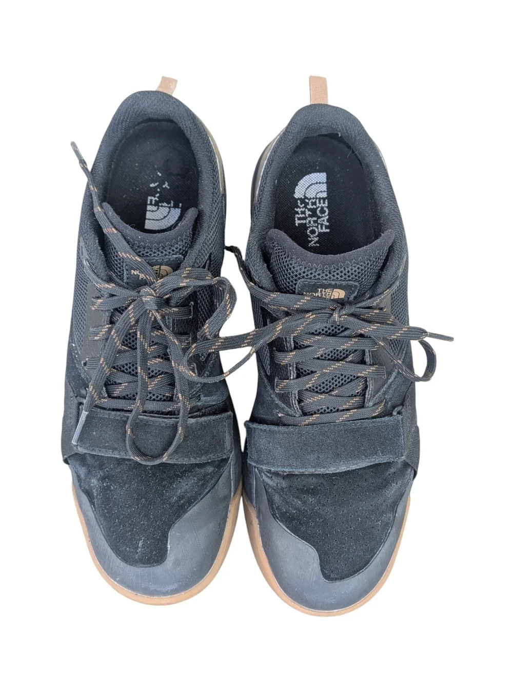 The North Face Men's Larimer Black and Gum Low-Top Sneakers